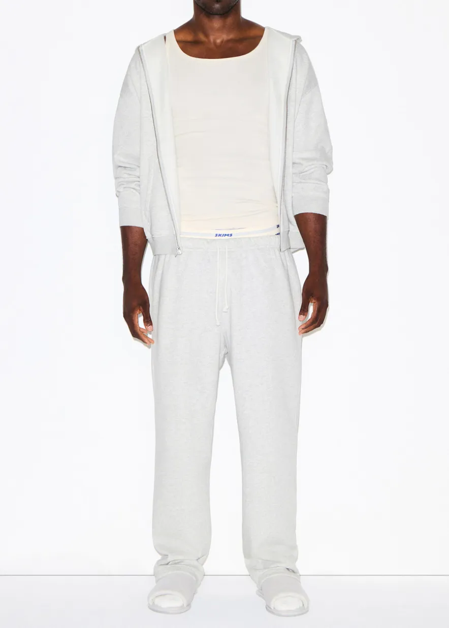 Relaxed cotton-blend sweatpants