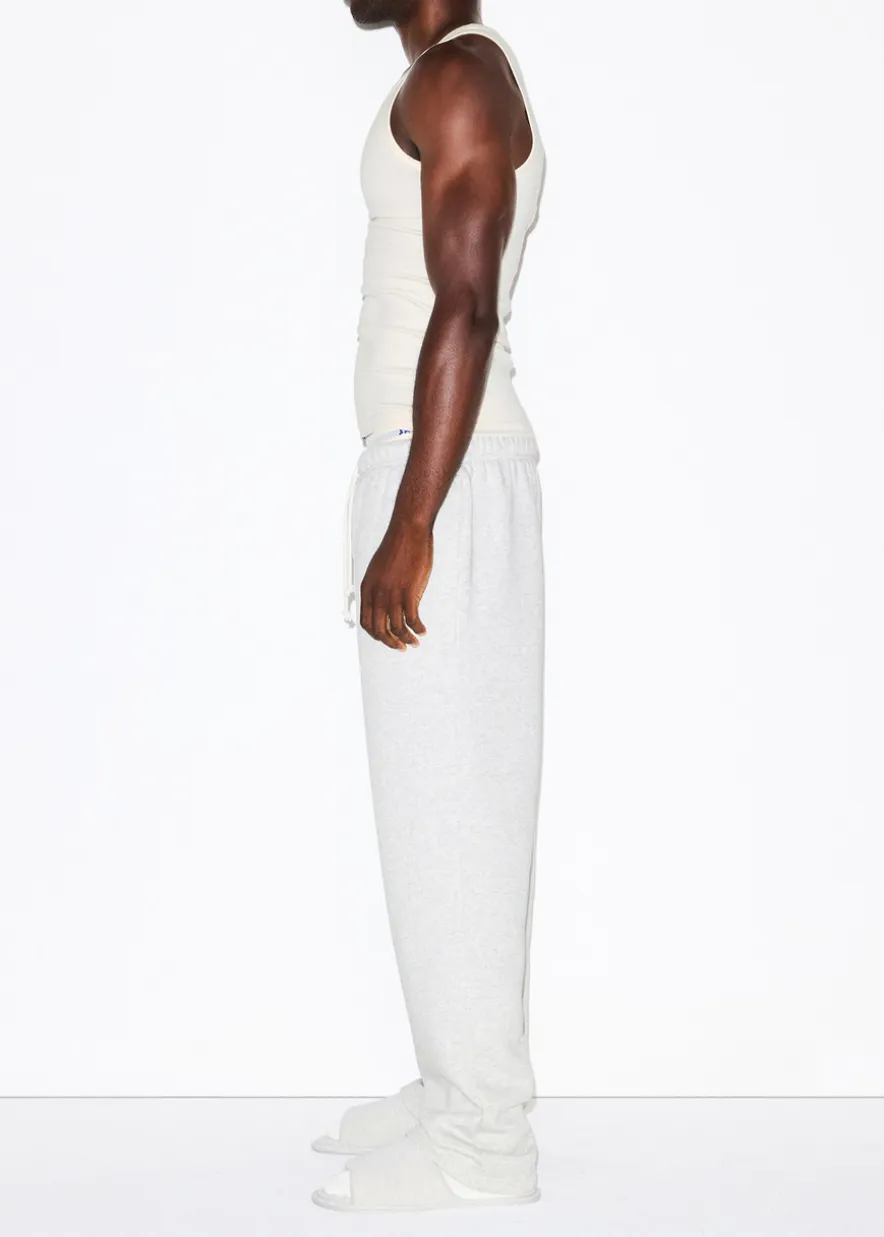 Relaxed cotton-blend sweatpants