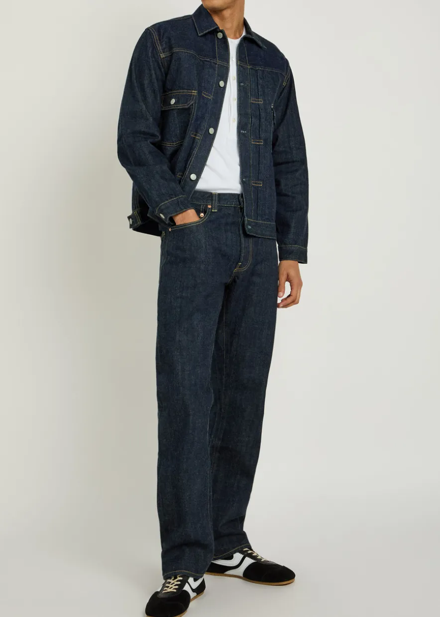 Relaxed straight-leg jeans