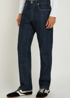 Relaxed straight-leg jeans