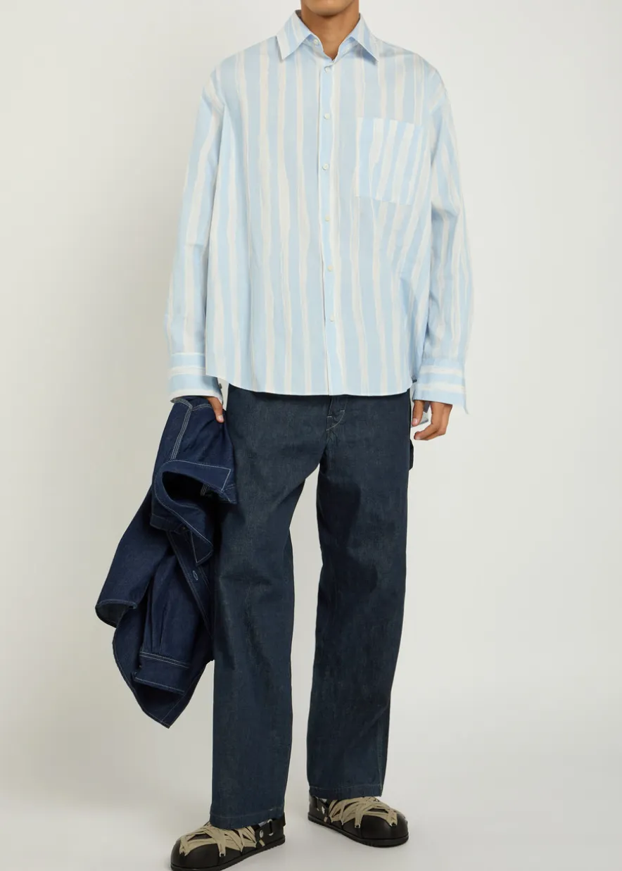 Relaxed straight-leg jeans