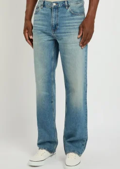 Relaxed straight-leg jeans