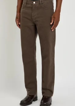 Relaxed straight-leg jeans