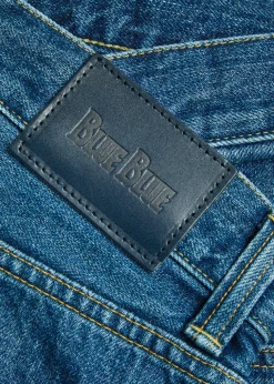 Relaxed tapered-leg jeans