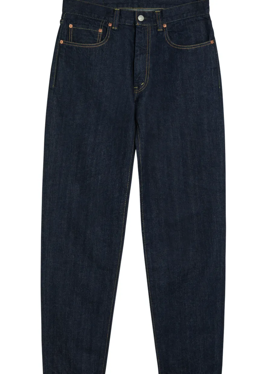 Relaxed tapered-leg jeans