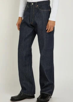 Relaxed wide-leg jeans