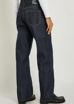 Relaxed wide-leg jeans