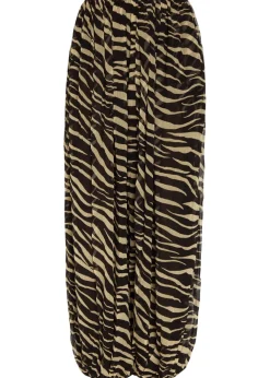 Renier zebra-print georgette balloon trousers