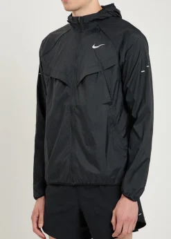 Repel UV hooded running jacket