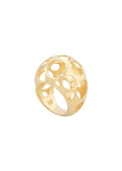 Repetition gold-plated ring
