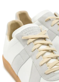 Replica panelled leather sneakers