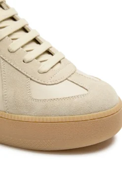 Replica Wedge panelled leather sneakers