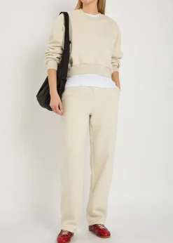 Restore straight-leg cotton-blend sweatpants