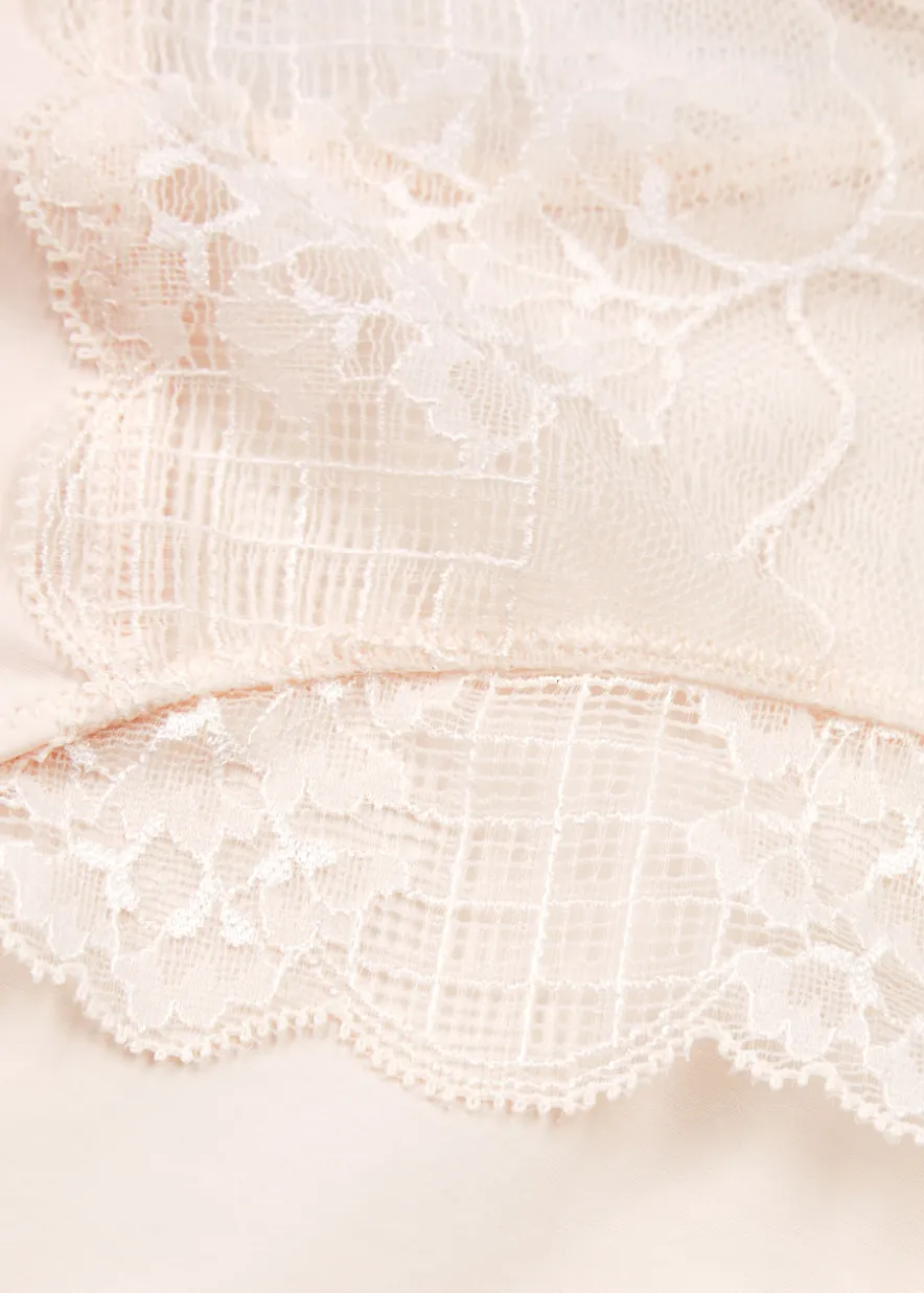 Reve panelled lace briefs
