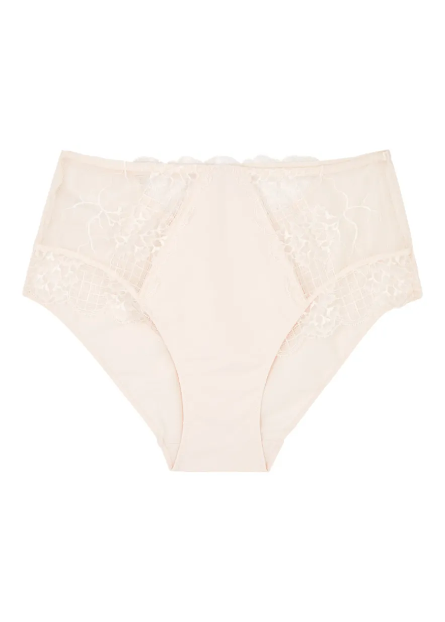 Reve panelled lace briefs