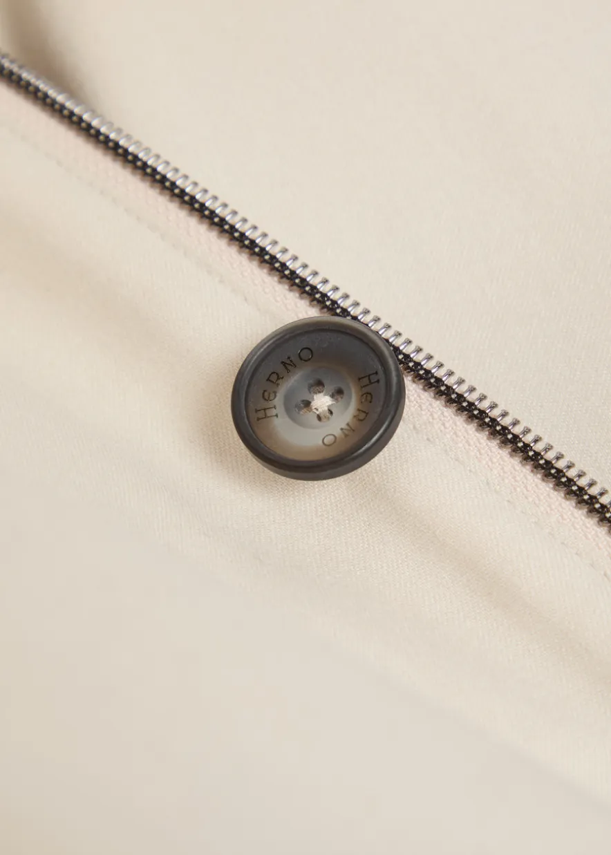 Reversible cashmere and silk-blend jacket