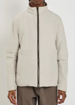 Reversible cashmere and silk-blend jacket