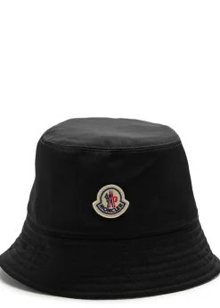 Reversible houndstooth wool-blend bucket hat