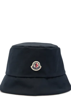 Reversible quilted nylon bucket hat