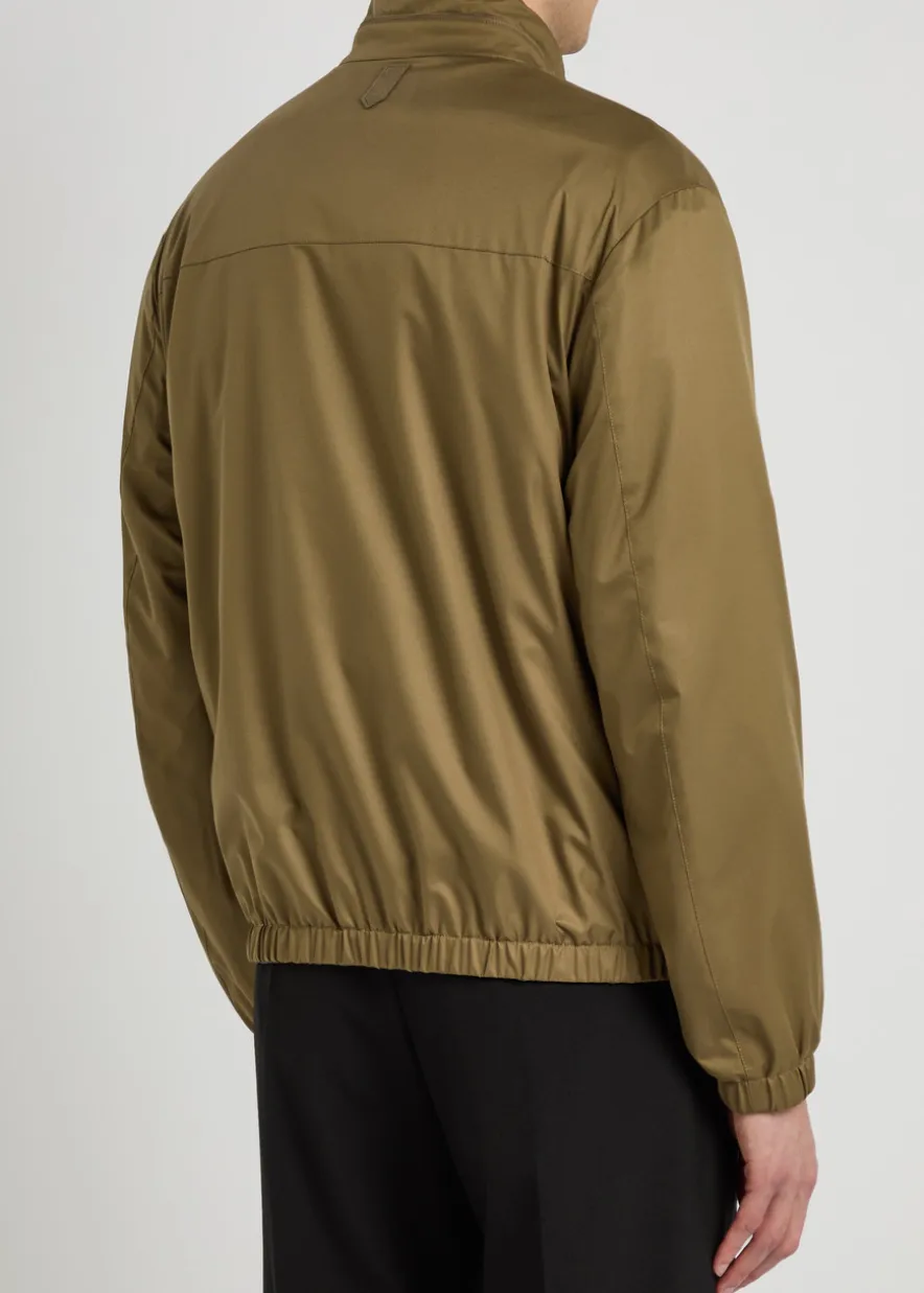 Reversible woven jacket