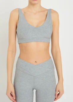 Rhythm cut-out back stretch-jersey bra