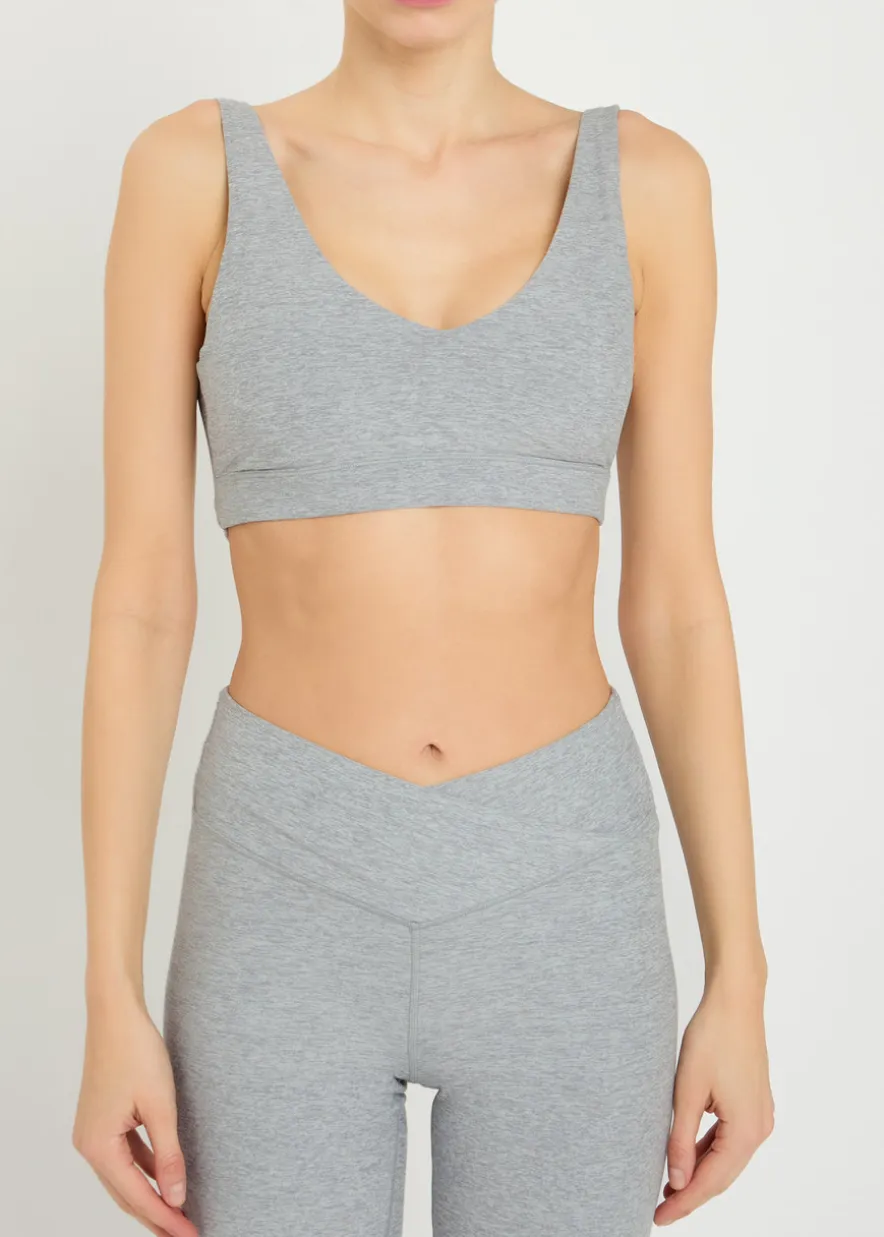 Rhythm cut-out back stretch-jersey bra