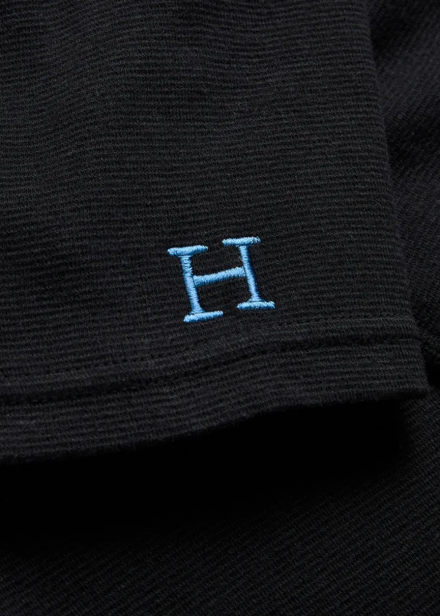 Ribbed stretch-cotton T-shirt