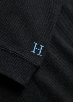 Ribbed stretch-cotton T-shirt