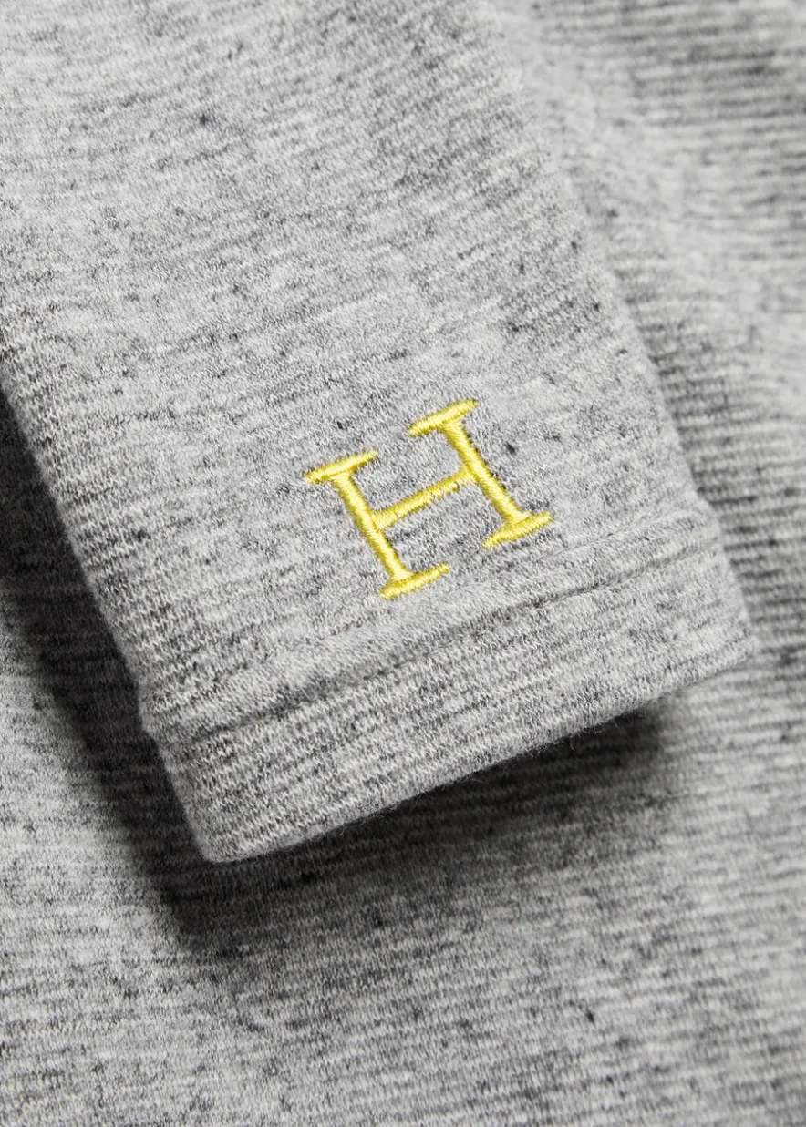 Ribbed stretch-cotton T-shirt