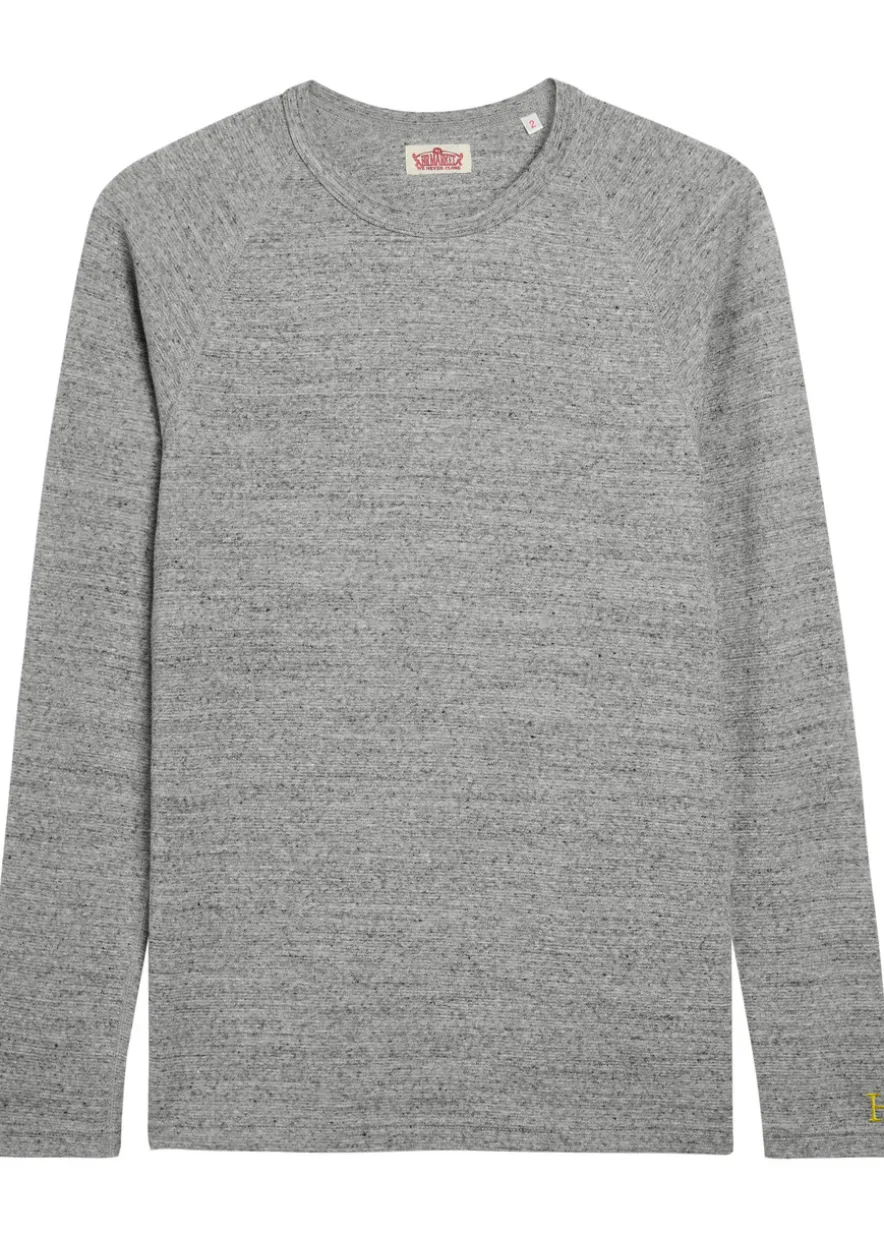 Ribbed stretch-cotton T-shirt