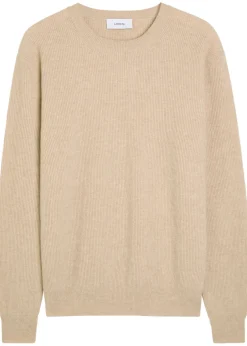 Ribbed wool and cashmere-blend jumper