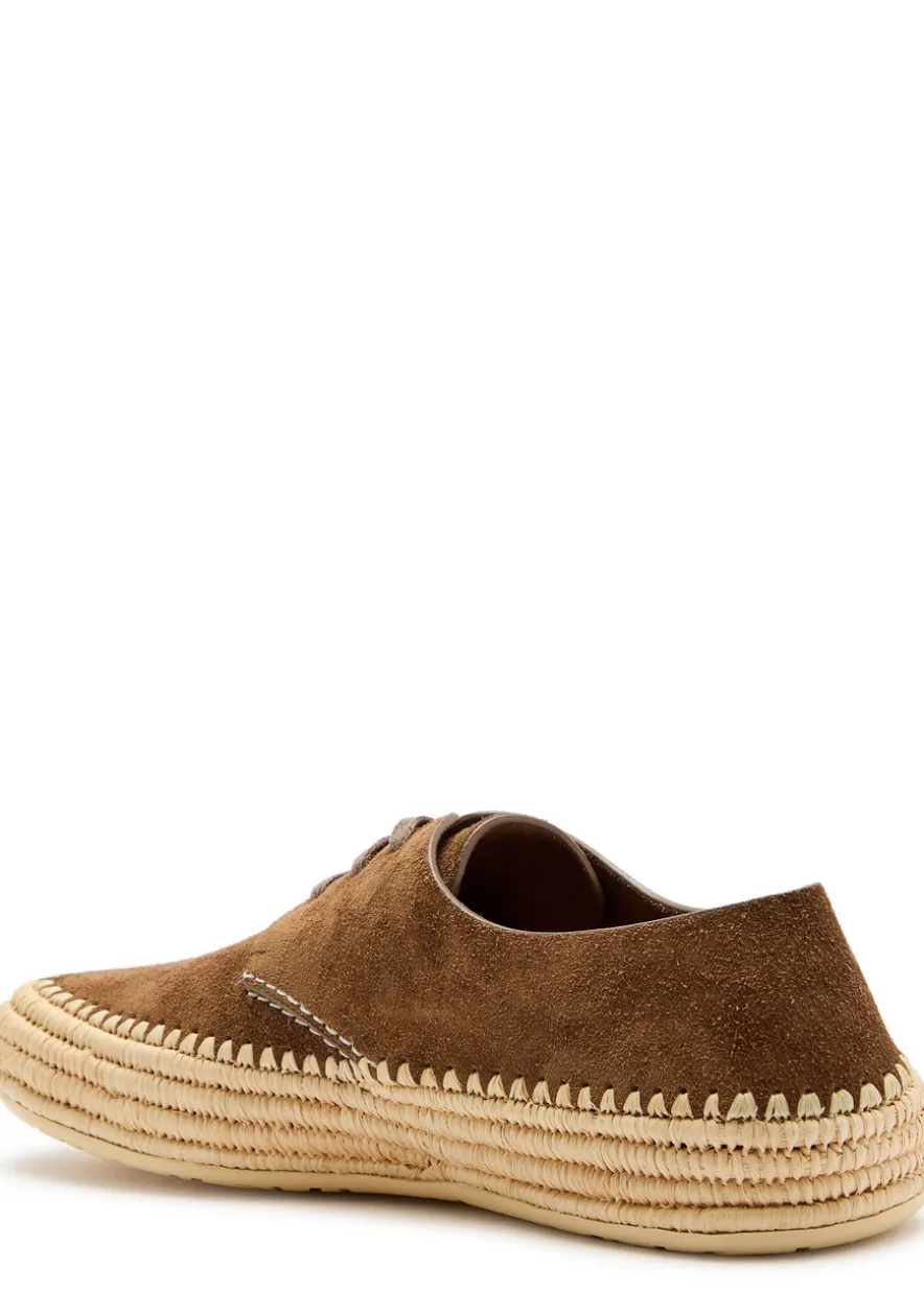 Rio espadrille brushed suede sneakers