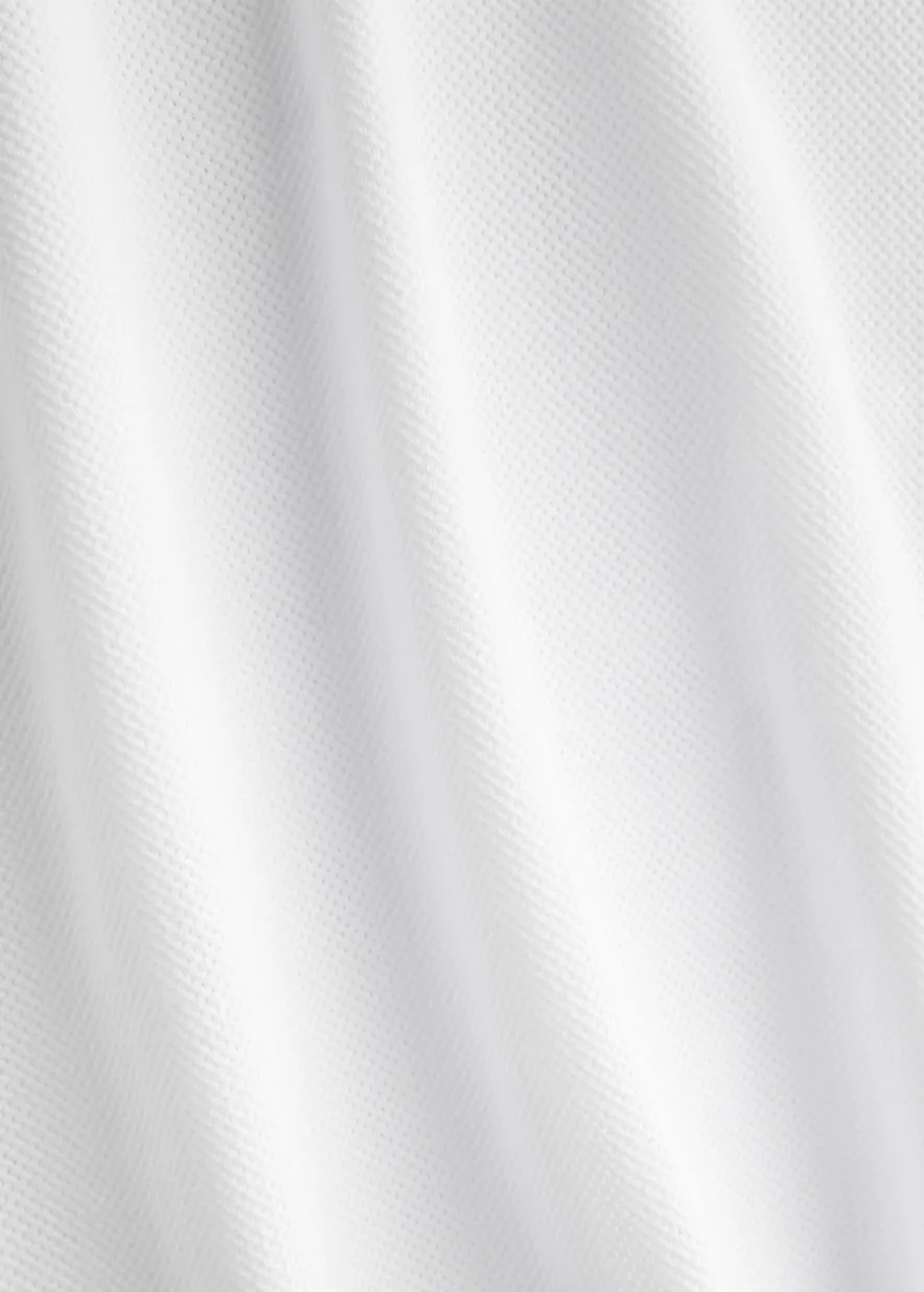 Riviera cotton-mesh polo shirt