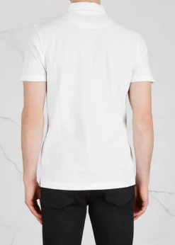 Riviera cotton-mesh polo shirt