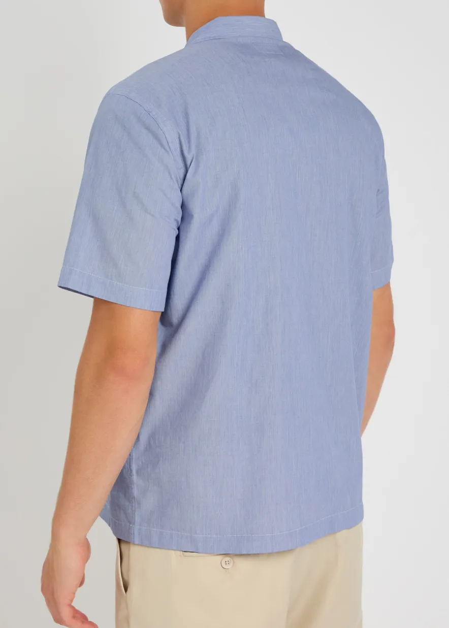 Road fine-striped cotton shirt
