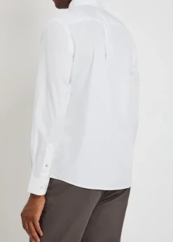 Roan logo-embroidered cotton-poplin shirt