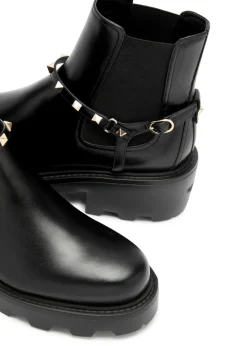 Rockstud Beatle leather ankle boot