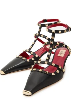 Rockstud 40 leather pumps