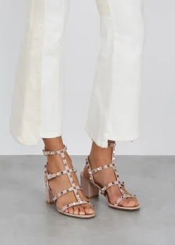 Rockstud 60 leather sandals