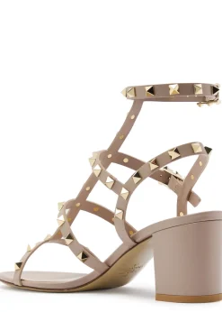 Rockstud 60 leather sandals