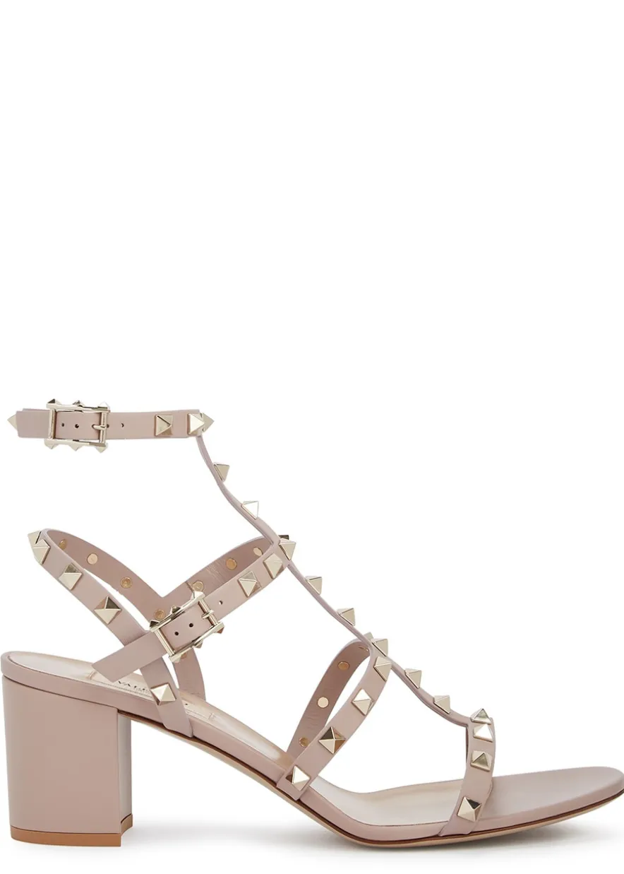 Rockstud 60 leather sandals