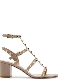 Rockstud 60 leather sandals