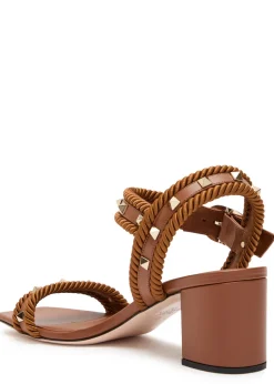 Rockstud 60 leather sandals