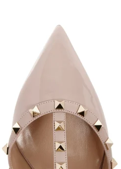 Rockstud 65 patent leather pumps
