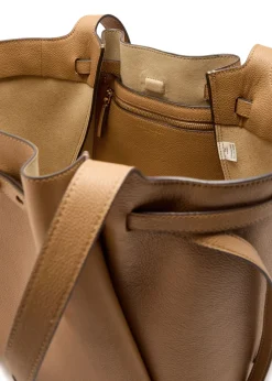 Romy grained leather tote bag