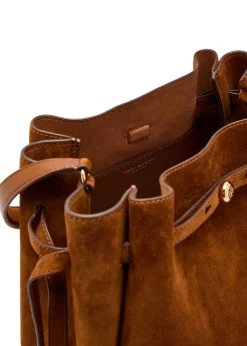 Romy large suede bucket bag
