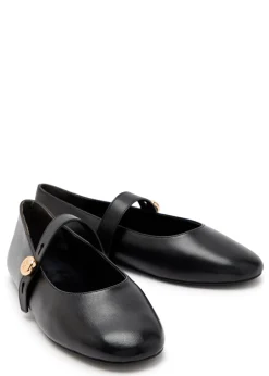 Romy leather Mary Jane flats
