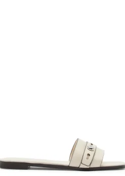 Romy leather sliders