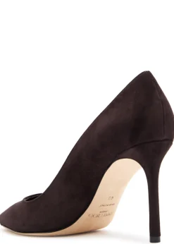 Romy 85 suede pumps
