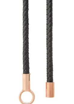 Rope leather belt